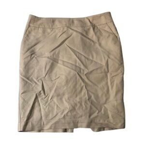 Merona Khaki Pencil Skirt Size 6